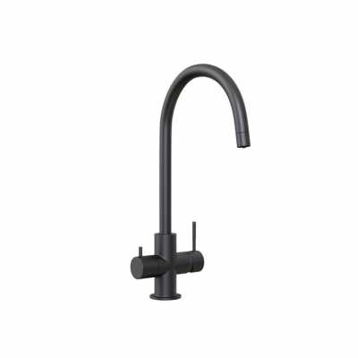картинка Смеситель для кухни 35k MIXLINE MLSS-03202 ЧЕРНЫЙ подкл.к фильтру от магазина Faberna.ru