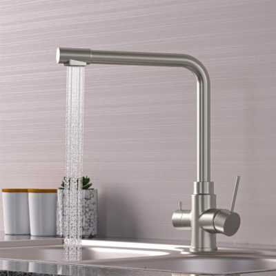 картинка Смеситель для кухни 35k MIXLINE MLSS-0320 подкл.к фильтру от магазина Faberna.ru